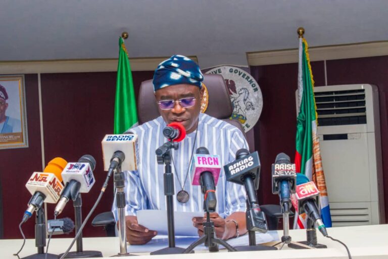 Benue Governor Alia Points Finger at State Lawmakers Over Sponsorship of Attacks