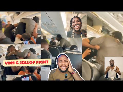 VDM and Mr Jollof Handed to Airport Security After Onboard Fight