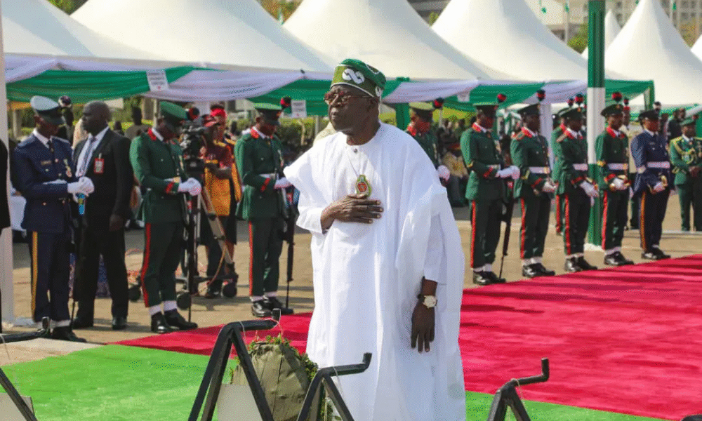 Tinubu Unveils Remembrance Emblem, Pledges ₦200m