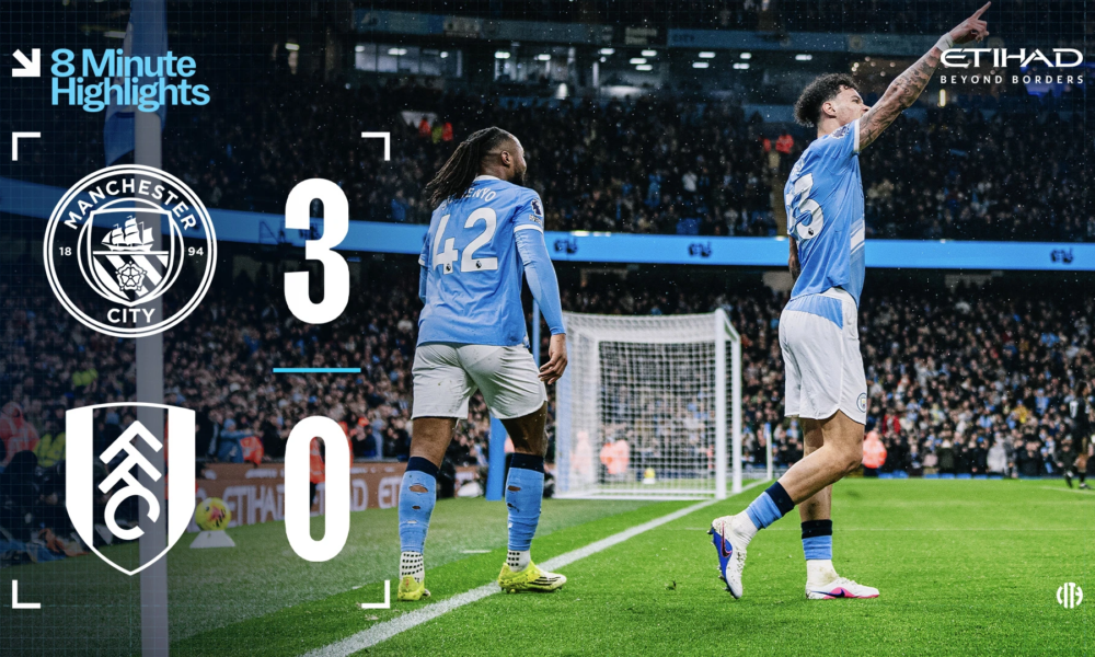 Manchester City Cruise Past Fulham To Tighten Title Race