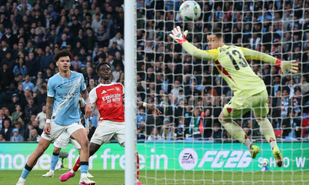 Man City wins League Cup final against Arsenal