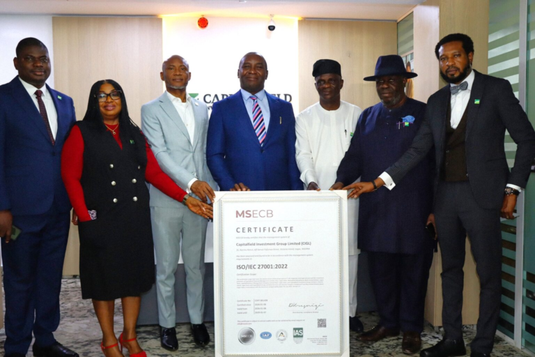 Capitalfield Group Achieves ISO/IEC 27001:2022 Certification for Information Security