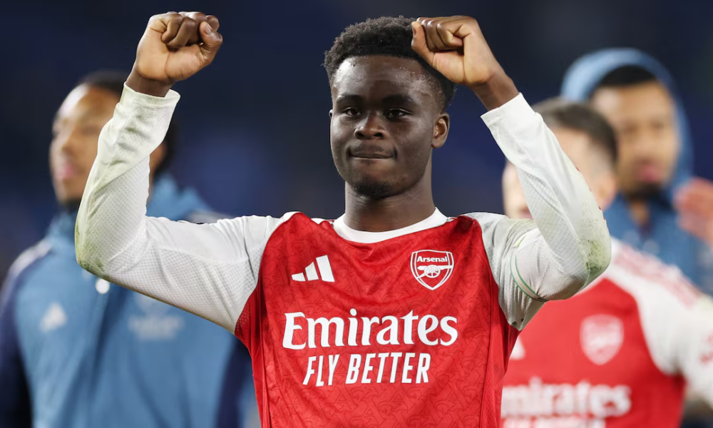 Arsenal Extend Title Lead After Saka Seals Win Over Brighton