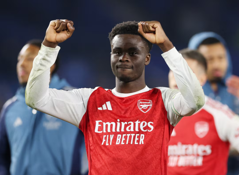Arsenal Extend Title Lead After Saka Seals Win Over Brighton