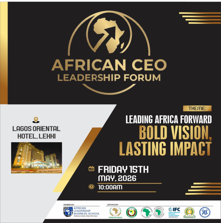 African CEO Leadership Forum 2026, summit concept note