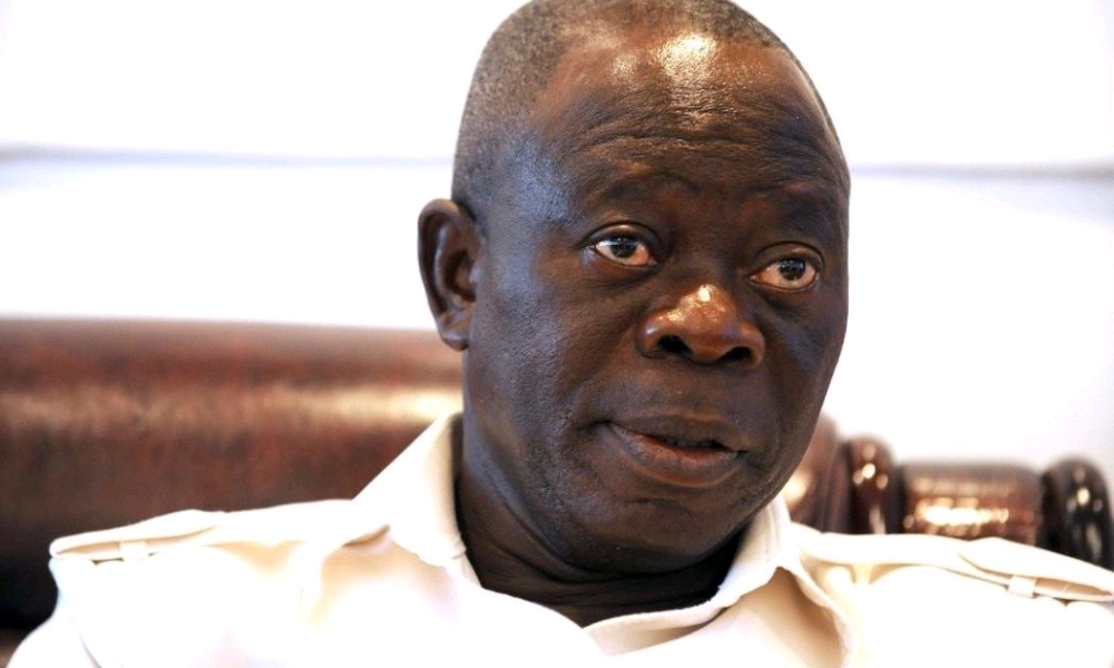 Oshiomhole speaks on eyeing Akpabio’s seat