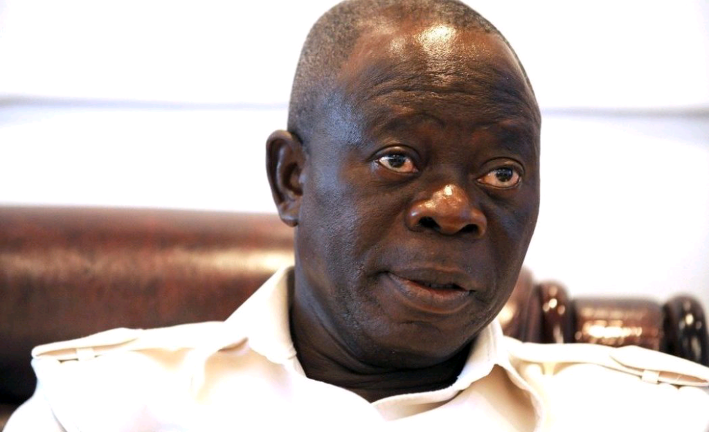 Oshiomhole speaks on eyeing Akpabio’s seat